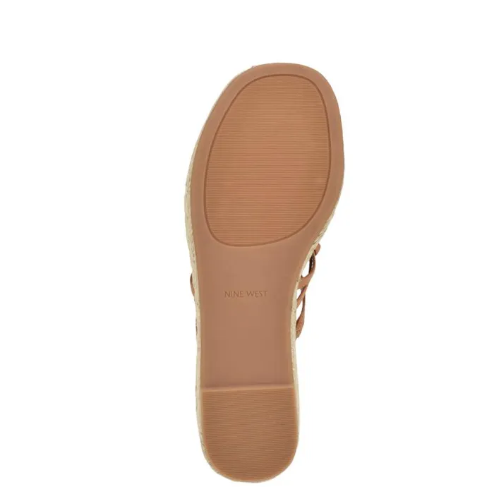 Cristy Espadrille Wedge Sandals Light Brown Women Nine West Sandals