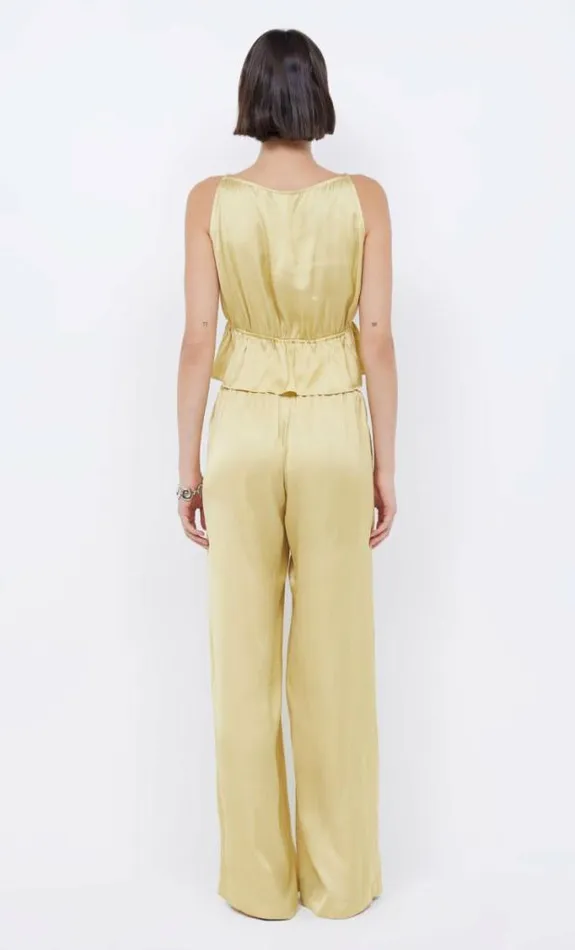 Cropped Shop Bec Bridge Delphi Gathered Top Citrus