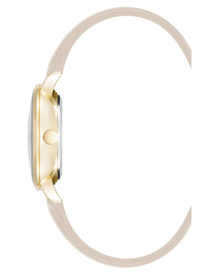 Crystal Accented Dial Strap Watch Creamgold Women Nine West Straps Crystal Accented Dial Strap Watch Creamgold Women Nine West Straps