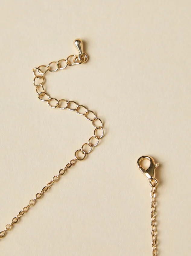 Crystal Clover Charm Necklace Bluegold Women Altar039d State Necklaces Crystal Clover Charm Necklace Bluegold Women Altar039d State Necklaces