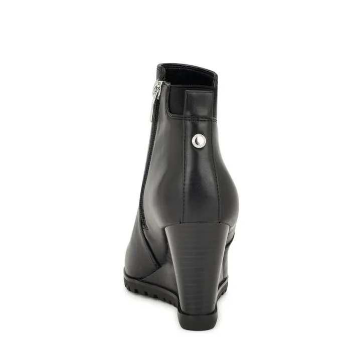 Curtis Wedge Booties Black Women Nine West Boots and Booties Curtis Wedge Booties Black Women Nine West Boots and Booties