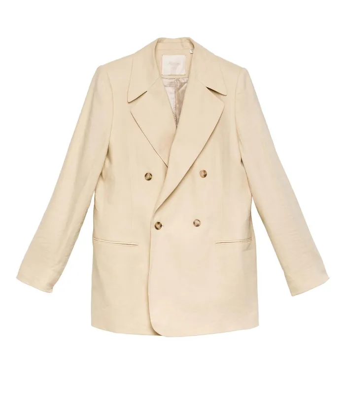 DEN Coats and Jackets Women Danton Blazer Butter Khaki DEN Coats and Jackets Women Danton Blazer Butter Khaki