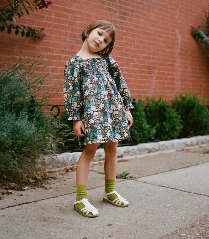 DEN Dresses Women Little Acton Dress Bleu Arbor Floral