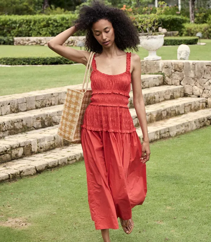 DEN Dresses Women Marianne Dress Scarlet