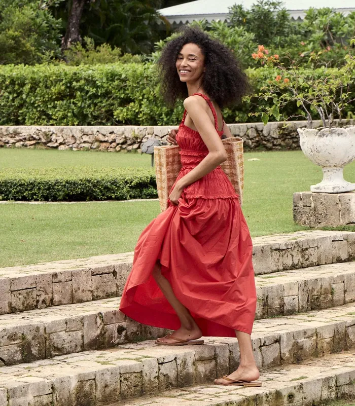 DEN Dresses Women Marianne Dress Scarlet DEN Dresses Women Marianne Dress Scarlet