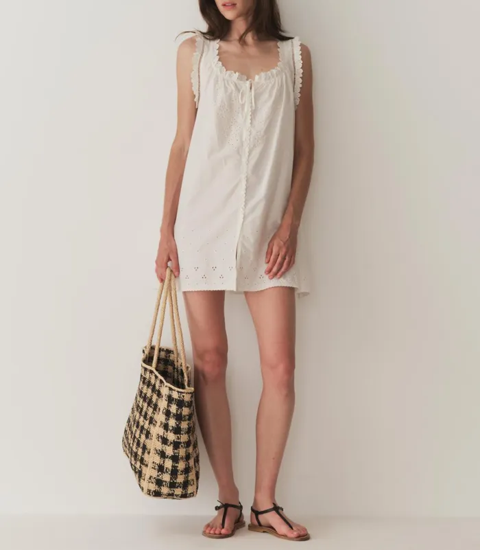 DEN Dresses Women Nessie Dress Salt DEN Dresses Women Nessie Dress Salt