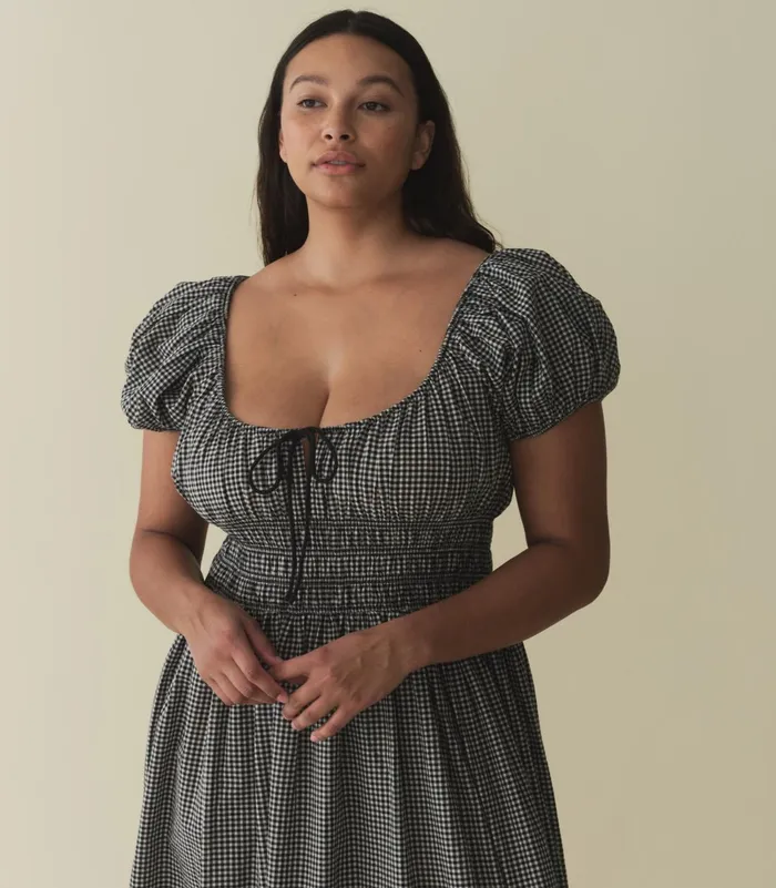 DEN Dresses Women Quinn Dress La Maddalena Gingham