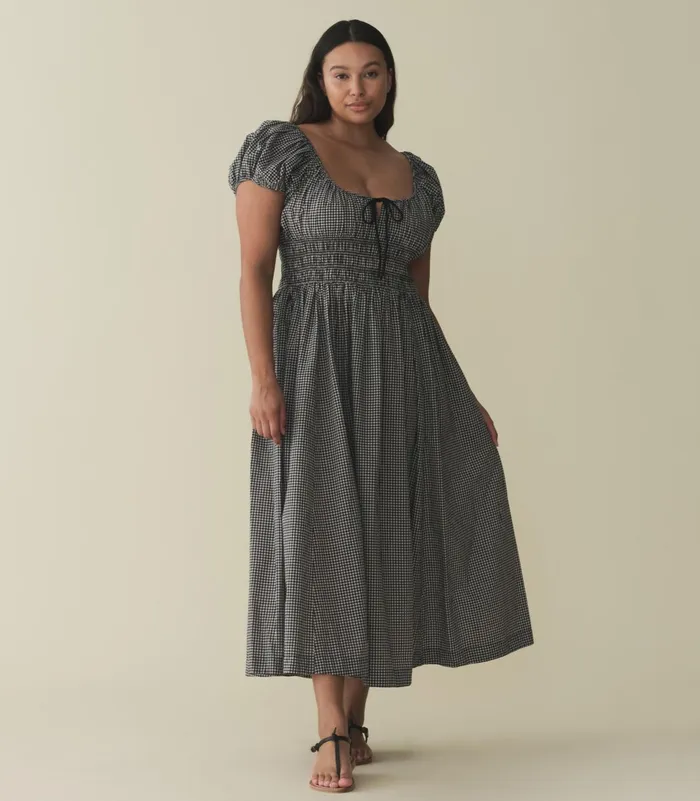 DEN Dresses Women Quinn Dress La Maddalena Gingham