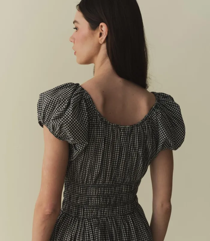 DEN Dresses Women Quinn Dress La Maddalena Gingham