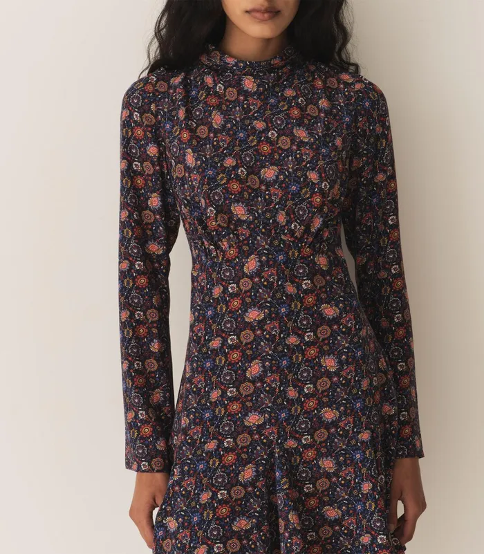 DEN Dresses Women Selena Dress Midnight Riviera Medallion DEN Dresses Women Selena Dress Midnight Riviera Medallion