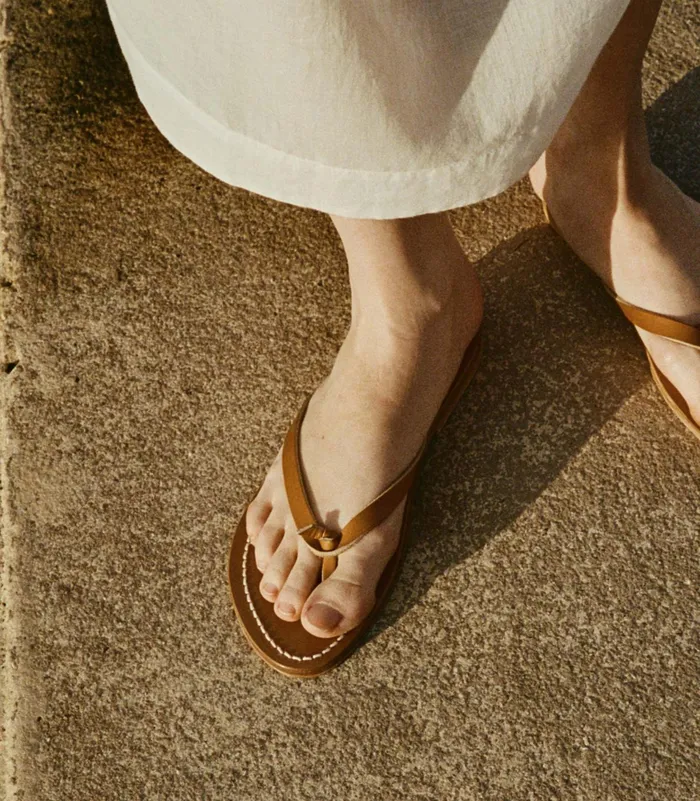 DEN Shoes Women DEN and KJacques Baie Sandal Tan