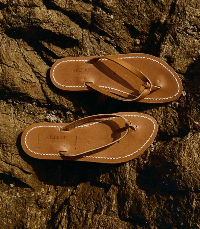 DEN Shoes Women DEN and KJacques Baie Sandal Tan
