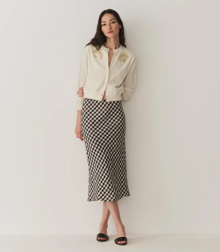 DEN Skirts Women Elowen Skirt Marilyn Gingham