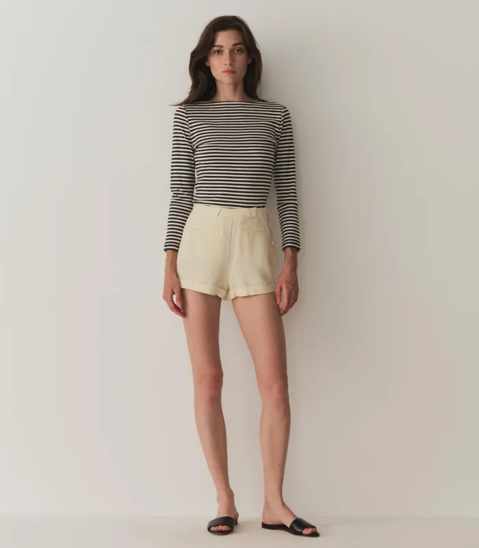 DEN Tees Women Paulette Tee Nantucket Stripe