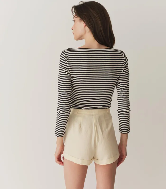 DEN Tees Women Paulette Tee Nantucket Stripe