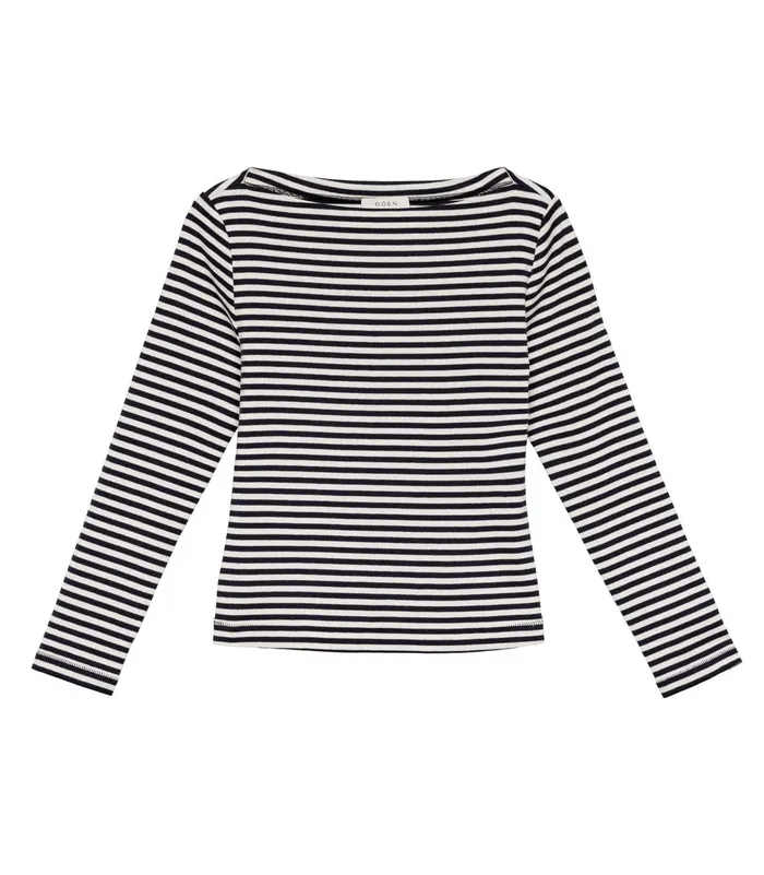 DEN Tees Women Paulette Tee Nantucket Stripe