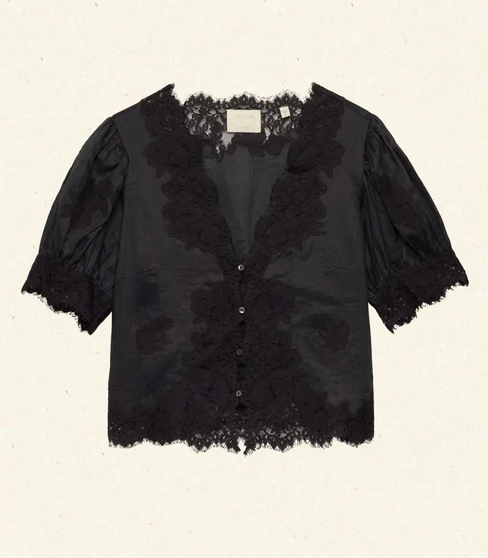 DEN Tops Women Idella Top Black DEN Tops Women Idella Top Black