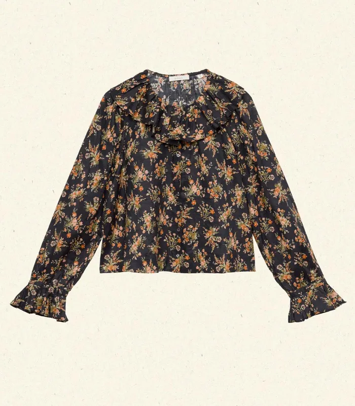 DEN Tops Women Jamie Top Foxglove Floral DEN Tops Women Jamie Top Foxglove Floral