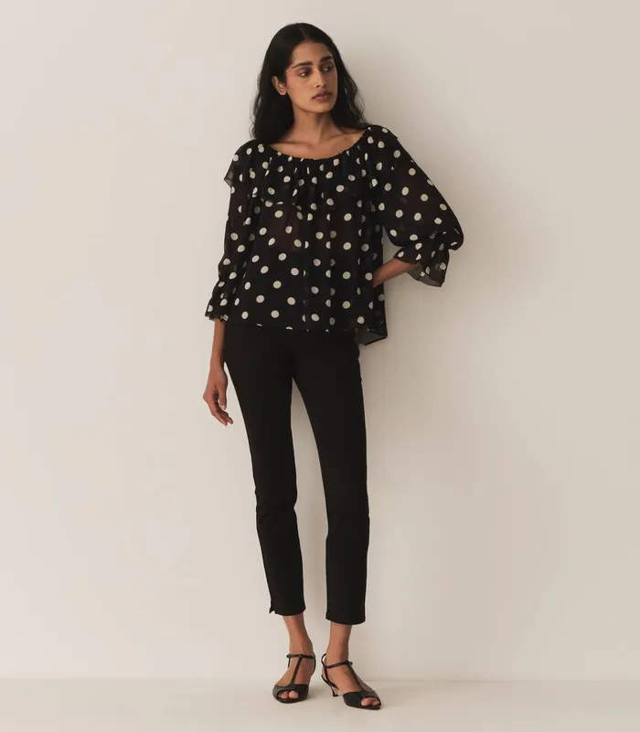 DEN Tops Women Vivian Top Solstice Sky Dot DEN Tops Women Vivian Top Solstice Sky Dot
