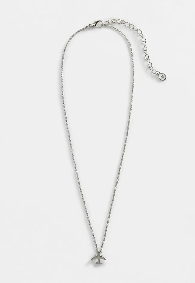 Dainty Airplane Necklace Women Maurices Jewelry