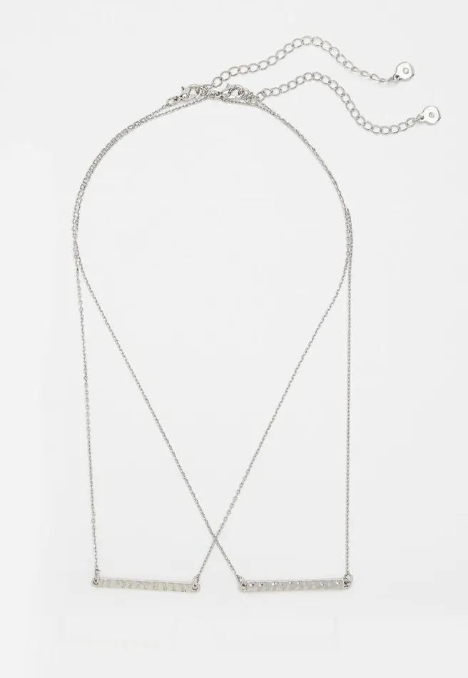 Dainty Bar Necklace Set Women Maurices Jewelry