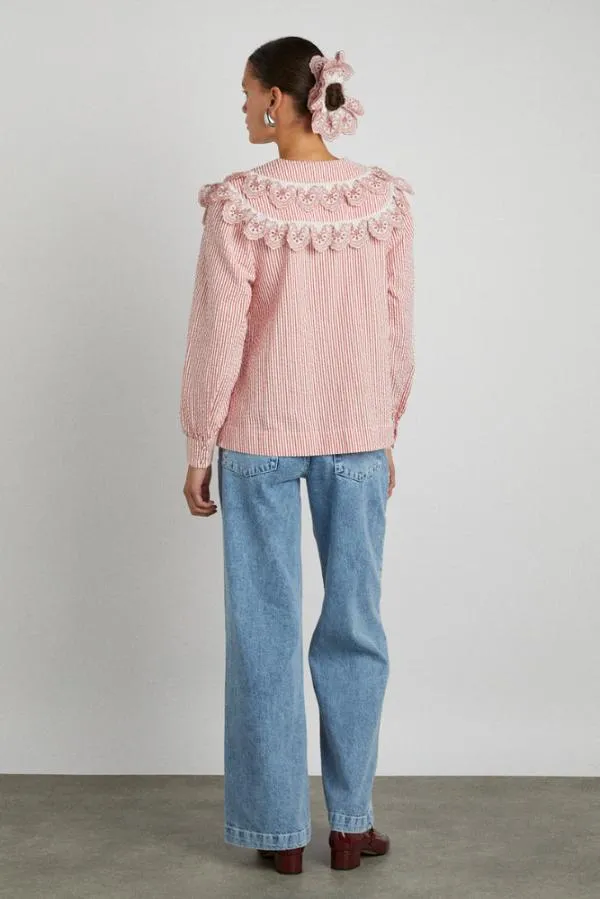 Damson Madder Bottoms Women Babysitter Jean 8211 Embroidered Bow