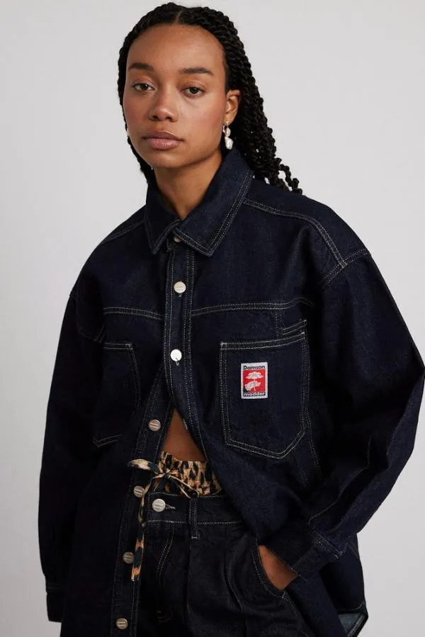 Damson Madder Coords Women Nova Oversized Shacket 8211 Indigo