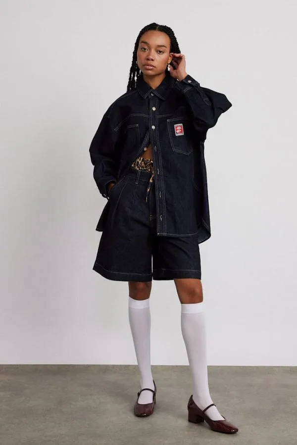 Damson Madder Coords Women Nova Oversized Shacket 8211 Indigo