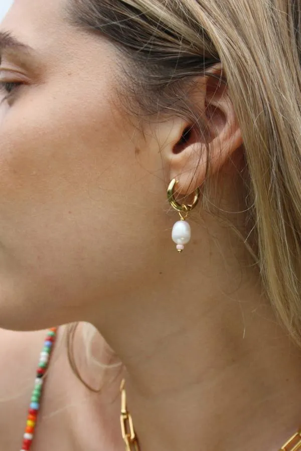 Damson Madder Jewellery Accessories Gold Charm Hoops 8211 Mini