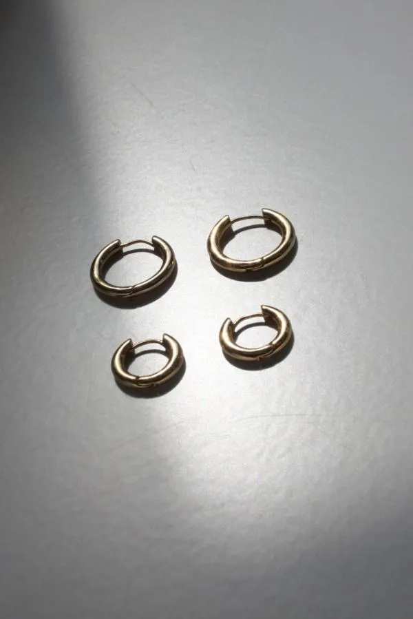 Damson Madder Jewellery Accessories Gold Charm Hoops 8211 Mini