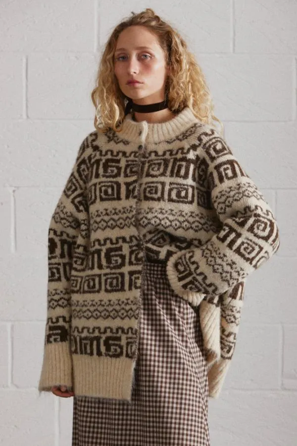 Damson Madder Knitwear Women Dickson Blouson Cardi