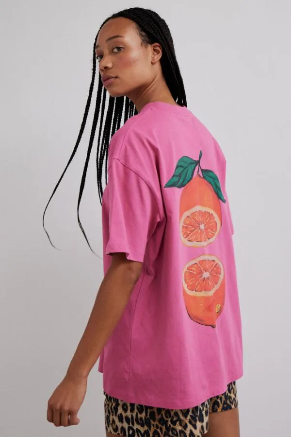 Damson Madder Tops Women Grapefruit Tee