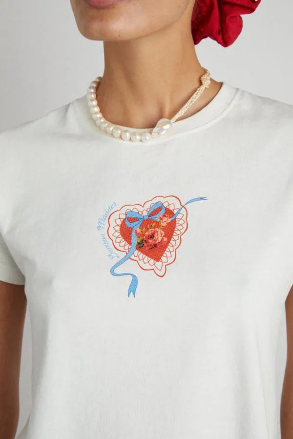 Damson Madder Tops Women Valentine Shrunken Tee