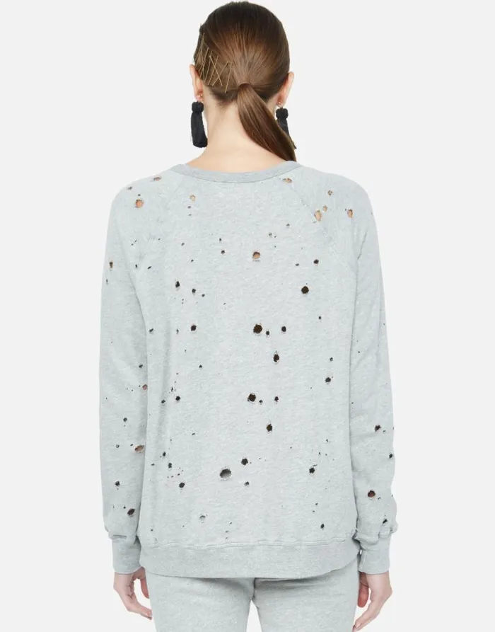 Darby Happy Hat Face Heather Grey Women Lauren Moshi Long Sleeve