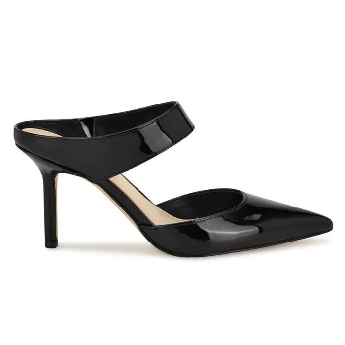 Darian SlipOn Dress Pumps Black Patent Women Nine West Heels