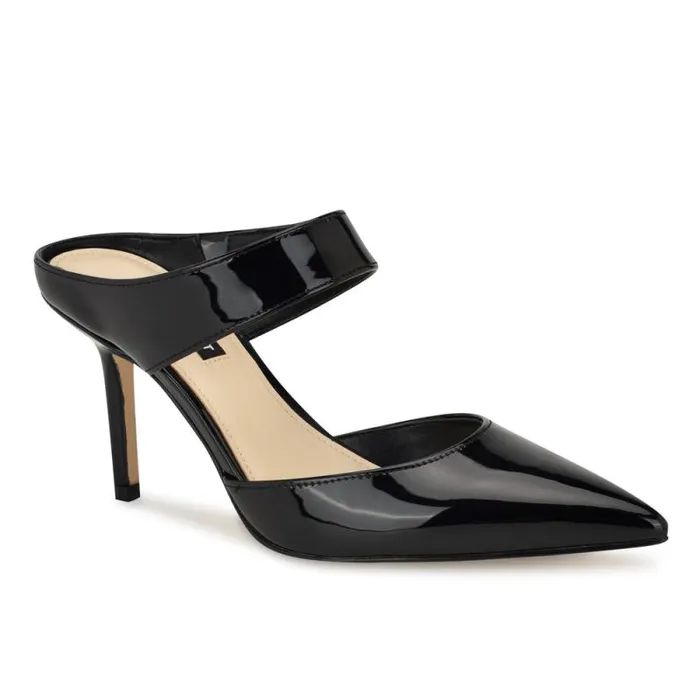 Darian SlipOn Dress Pumps Black Patent Women Nine West Heels Darian SlipOn Dress Pumps Black Patent Women Nine West Heels