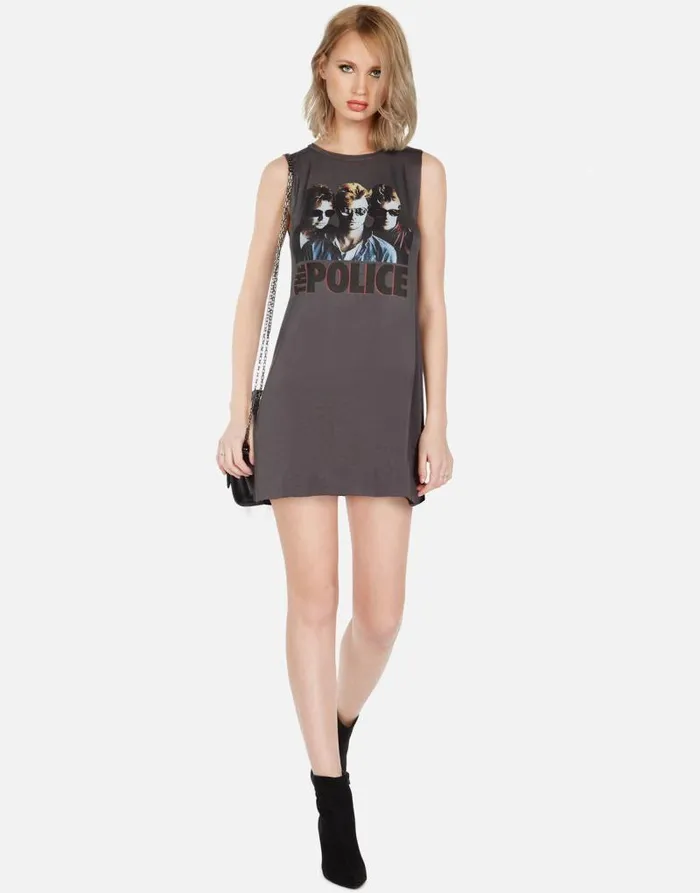 Deanna Police Ghost In The Machine Light Onyx Women Lauren Moshi Dresses