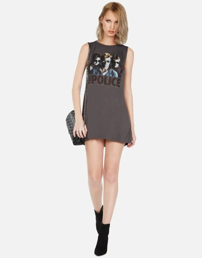 Deanna Police Ghost In The Machine Light Onyx Women Lauren Moshi Dresses