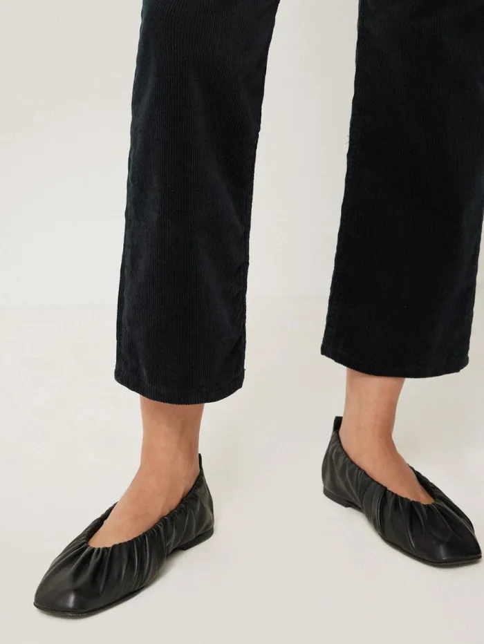Delmont Cord Tapered Jean Navy Women Jigsaw Trousers