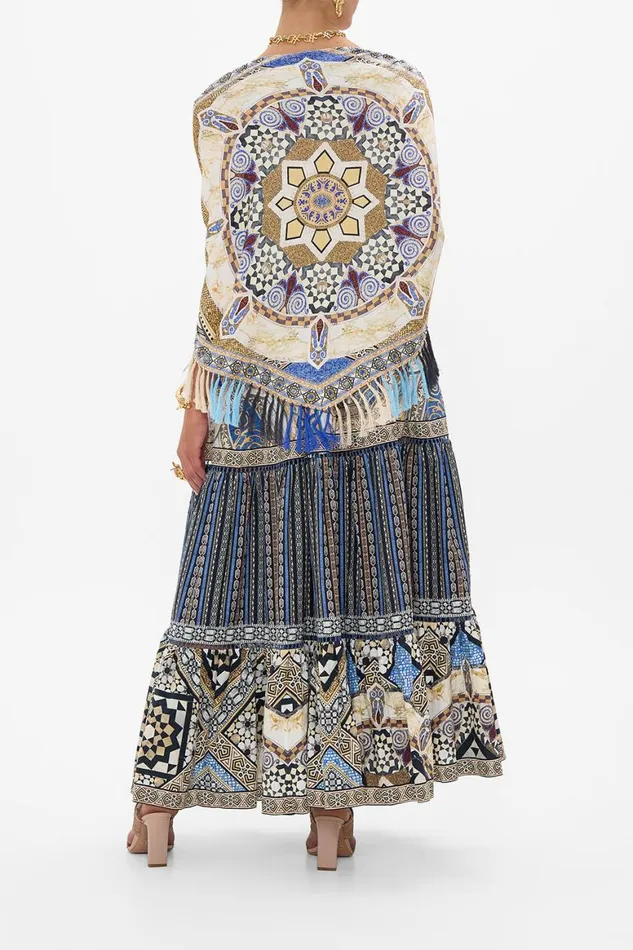 DIAMOND SCARF WITH TASSELS MAKE ME YOUR MOSAIC Make Me Your Mosaic WomensMens Camilla Scarves