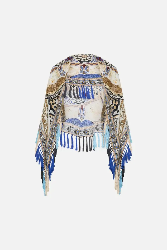 DIAMOND SCARF WITH TASSELS MAKE ME YOUR MOSAIC Make Me Your Mosaic WomensMens Camilla Scarves