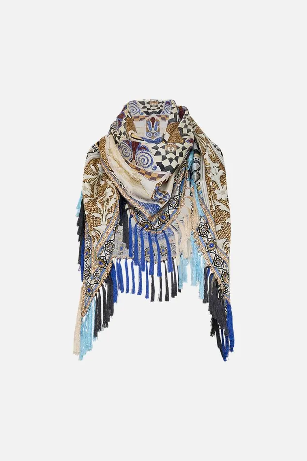 DIAMOND SCARF WITH TASSELS MAKE ME YOUR MOSAIC Make Me Your Mosaic WomensMens Camilla Scarves