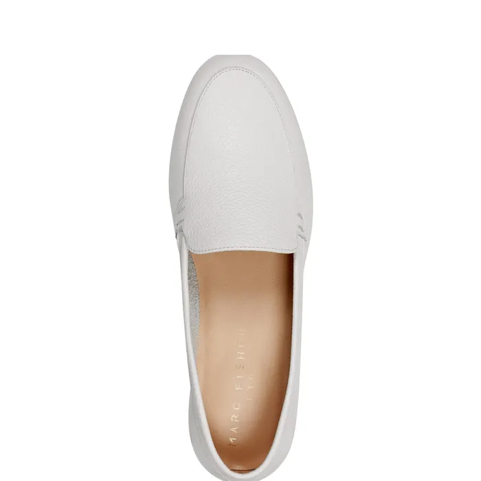 Docida Loafer Chic Cream Leather Loafers and Flats Marc Fisher Women