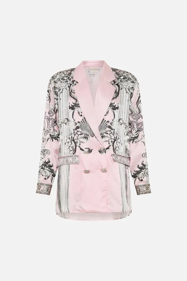 DOUBLE BREASTED SOFT JACKET CAVE OF WONDERS Cave Of Wonders Womens Camilla Jackets