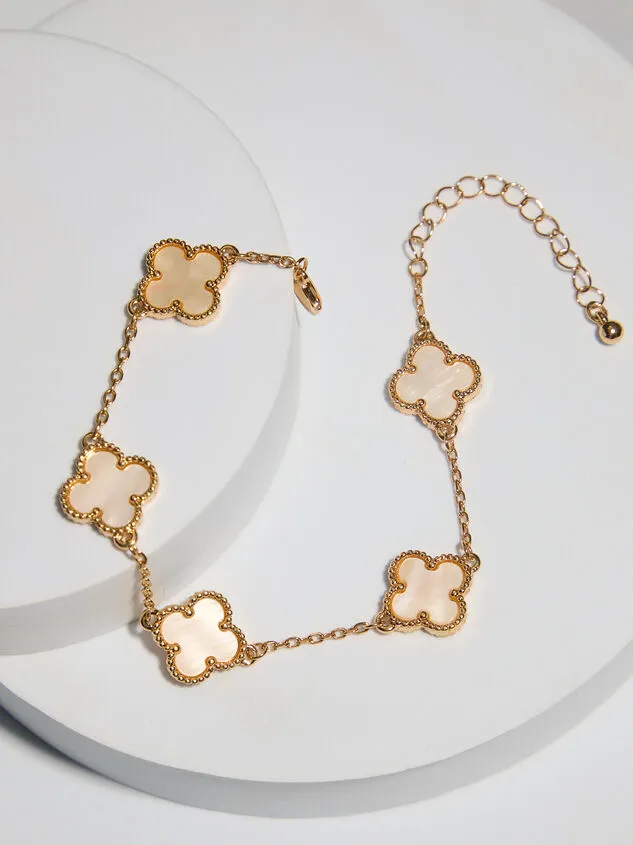 Double Sided Clover Bracelet Gold Women Altar039d State Bracelets