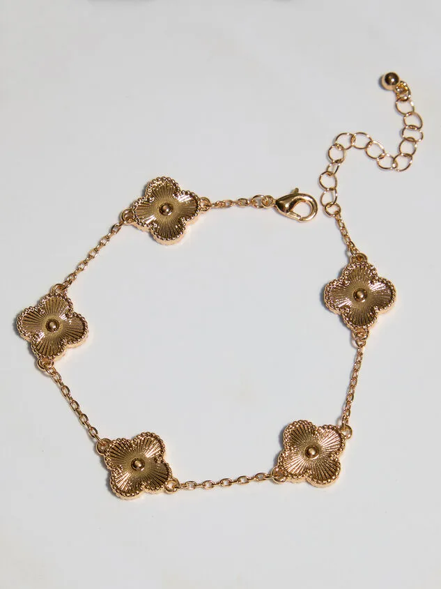 Double Sided Clover Bracelet Gold Women Altar039d State Bracelets
