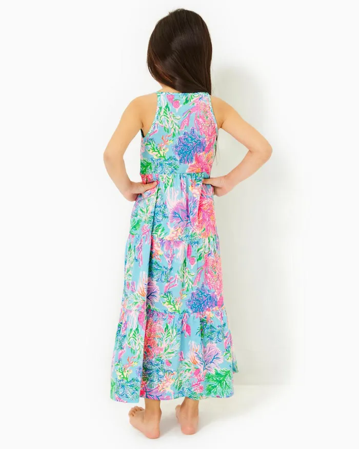 Dresses and Rompers Girls Lilly Pulitzer Girls Harleigh Maxi Dress Celestial Blue Cay To My Heart Dresses and Rompers Girls Lilly Pulitzer Girls Harleigh Maxi Dress Celestial Blue Cay To My Heart