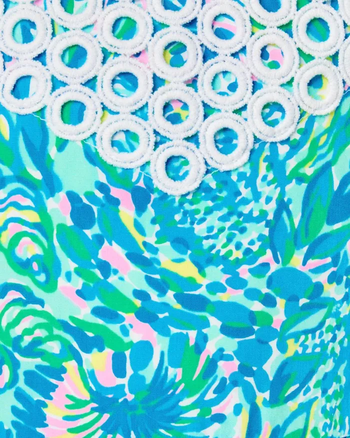 Dresses and Rompers Girls Lilly Pulitzer Girls Little Kinley Dress Surf Blue Coral Of The Story Dresses and Rompers Girls Lilly Pulitzer Girls Little Kinley Dress Surf Blue Coral Of The Story