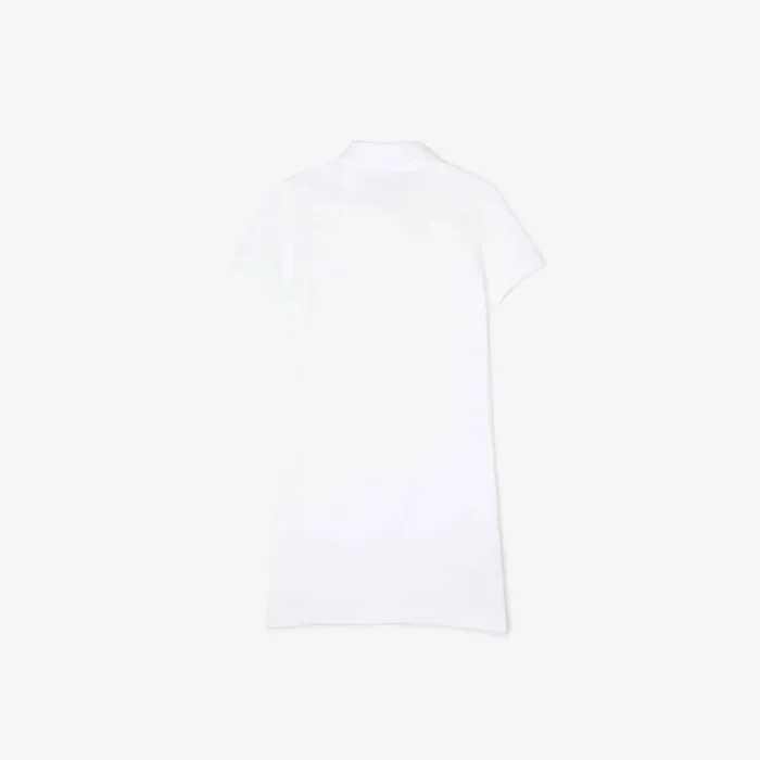 Dresses and Skirts Kids Lacoste Kids039 Cotton Polo Dress White 001