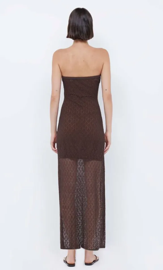 Dresses Bec Bridge Aurora Strapless Dress Choc